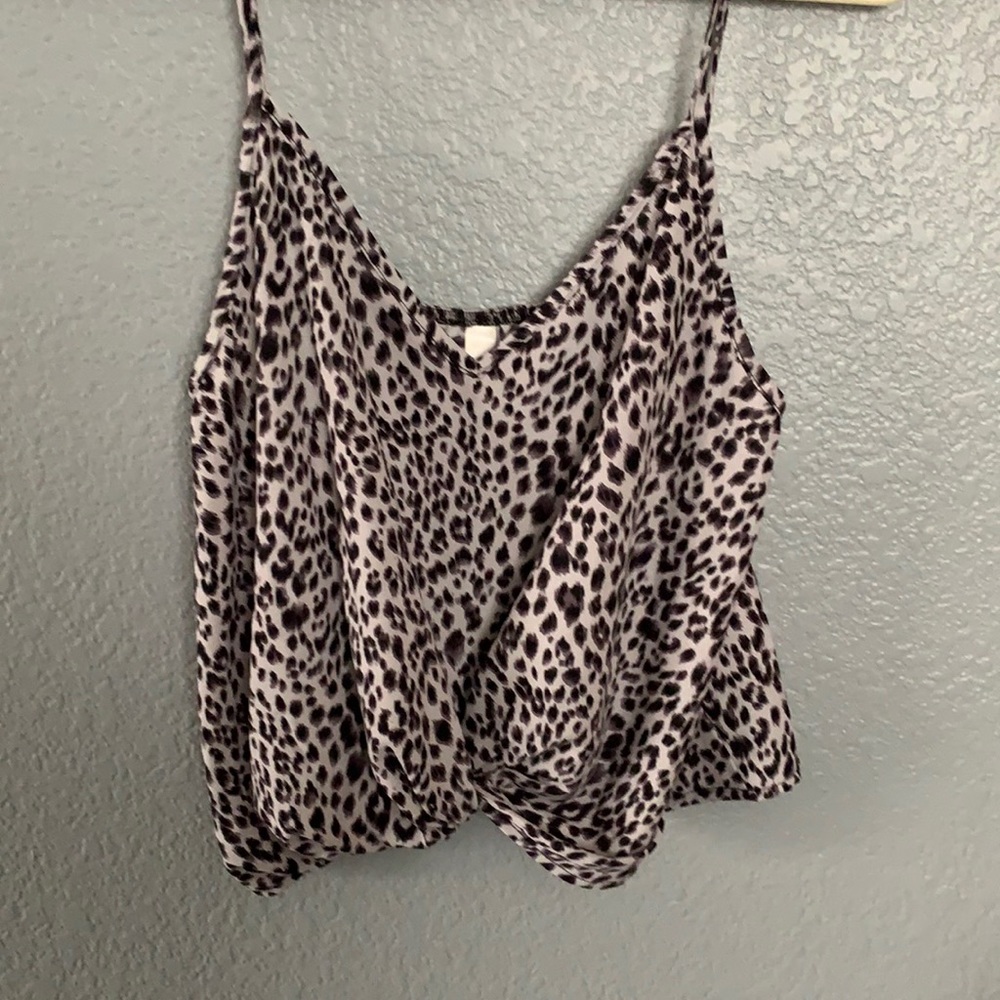 Animal print top